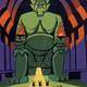 The Professor and his cult worship their dark god.